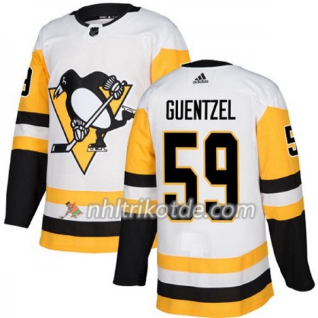Pittsburgh Penguins Trikot Jake Guentzel 59 Adidas 2017-2018 Weiß Authentic - Dame